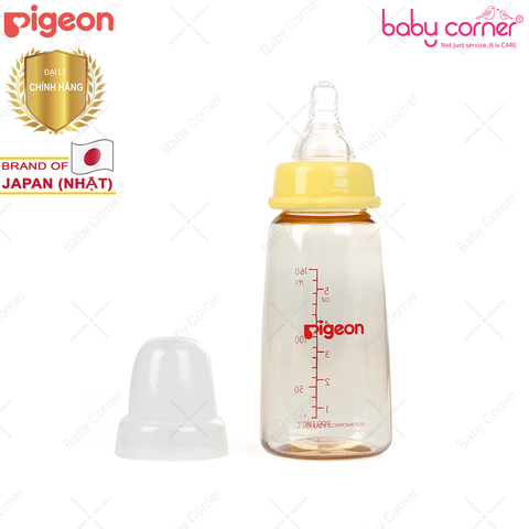  Bình Sữa Pigeon PPSU Cổ Hẹp, 160ml 