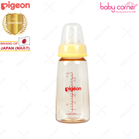  Bình Sữa Pigeon PPSU Cổ Hẹp, 160ml 