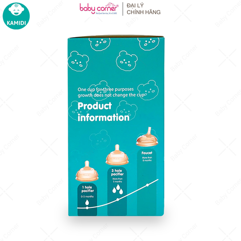  Bình Sữa KAMIDI PPSU Hình Gấu 210ML 