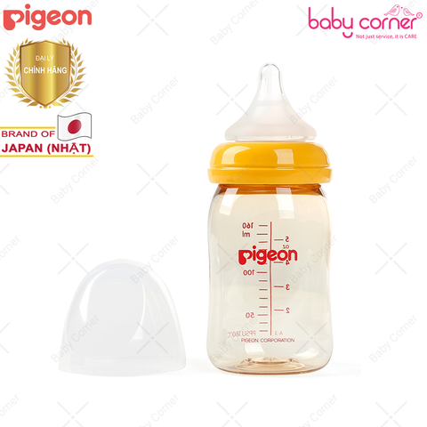  Bình Sữa Pigeon PPSU Plus Cổ Rộng 160ml 