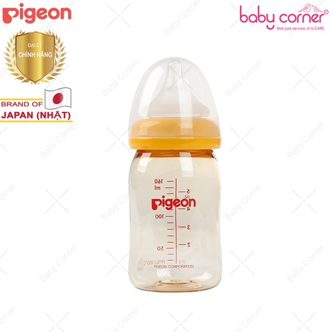  Bình Sữa Pigeon PPSU Plus Cổ Rộng 160ml 