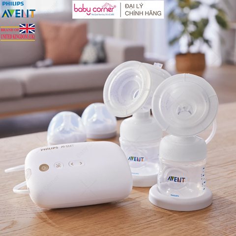  Máy Hút Sữa Điện Đôi PHILIPS AVENT Eureka Plus, SCF394.11 