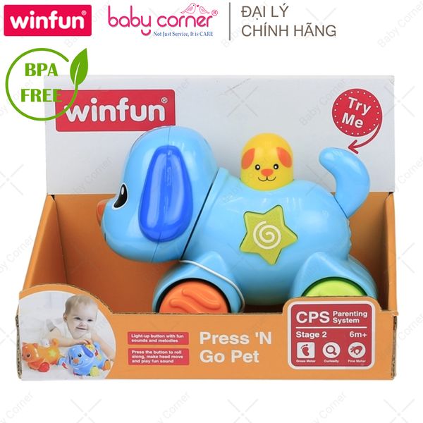  Chú Chó Puppy Biết Đi Có Đèn Nhạc Vui Nhộn Winfun WF000733 