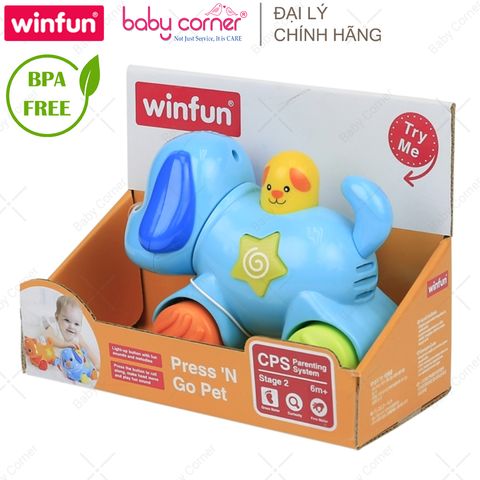  Chú Chó Puppy Biết Đi Có Đèn Nhạc Vui Nhộn Winfun WF000733 
