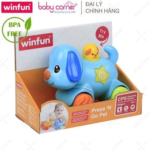  Chú Chó Puppy Biết Đi Có Đèn Nhạc Vui Nhộn Winfun WF000733 