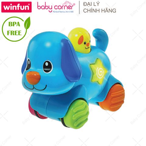  Chú Chó Puppy Biết Đi Có Đèn Nhạc Vui Nhộn Winfun WF000733 