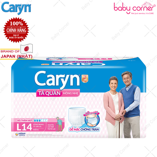  Tã Quần Người Lớn Caryn L14 (Loại Mỏng Nhẹ) 