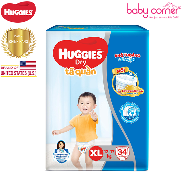  Tã Quần Huggies XL 34 