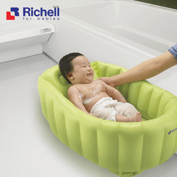  Chậu tắm phao Richell màu xanh 