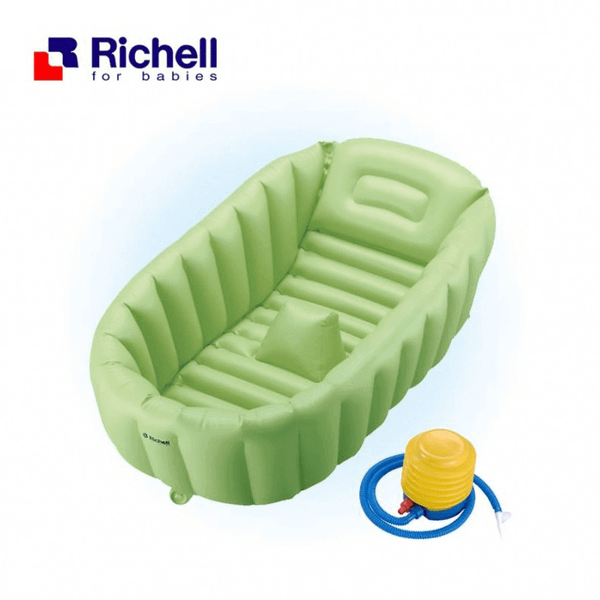  Chậu tắm phao Richell màu xanh 