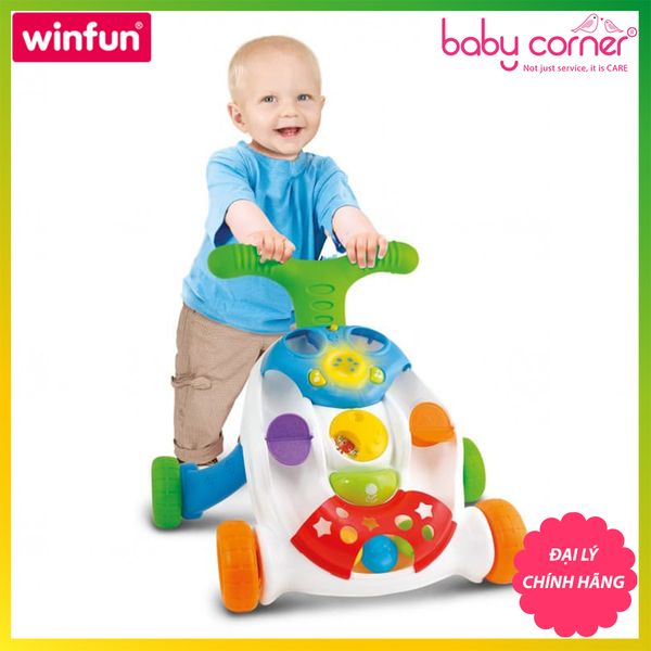 Xe Tập Đi WINFUN Roll and Pop Walker 0829 Có Nhạc và Trò Chơi Thả Banh