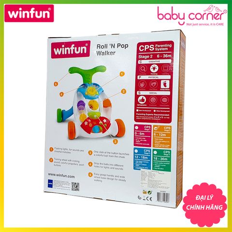  Xe Tập Đi Thả Bóng Có Nhạc Winfun 0829 