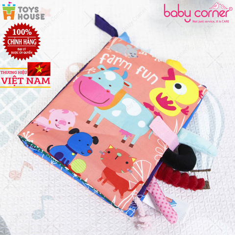 Sách Vải Giáo Dục Sớm, Phát Triển Đa Giác Quan Cho Bé Từ Sơ Sinh Toys House 