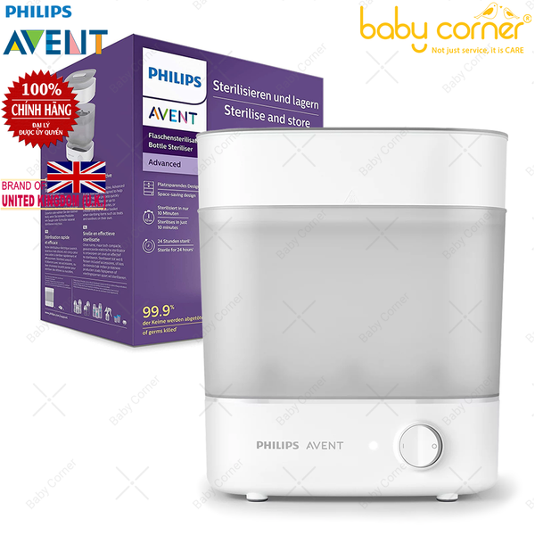 Máy Tiệt Trùng Bình Sữa Bằng Hơi Nước  3 trong 1 Philips Avent Starlight Advanced SCF291/00