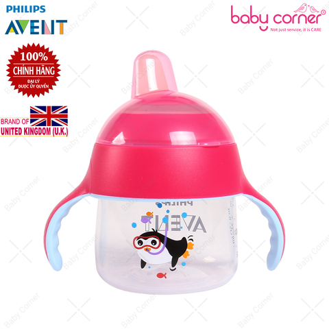  Bình Tập Uống Có Vòi Cho Bé Bằng Nhựa Philips Avent, 200ml 
