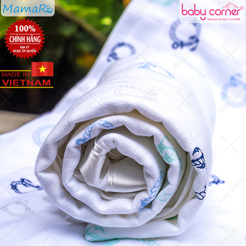  Hộp 3 Khăn Đa Năng Mamaru 120x120cm (Hoạ Tiết Ngẫu Nhiên) 