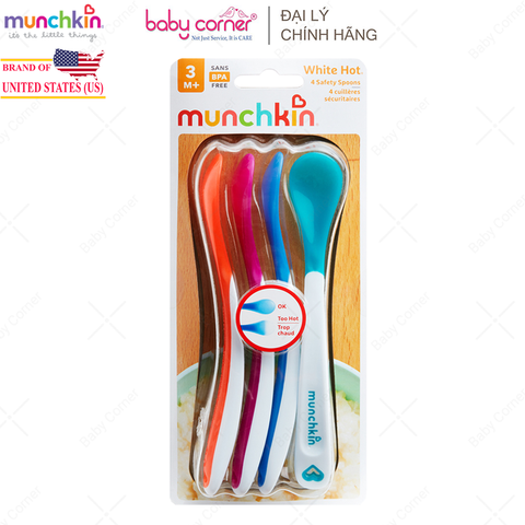  Thìa Mềm Báo Nóng Munchkin 