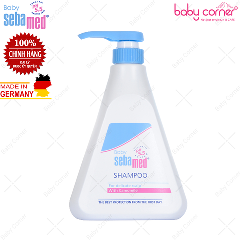  Dầu gội dịu nhẹ không cay mắt bé Sebamed pH5.5 500ml 