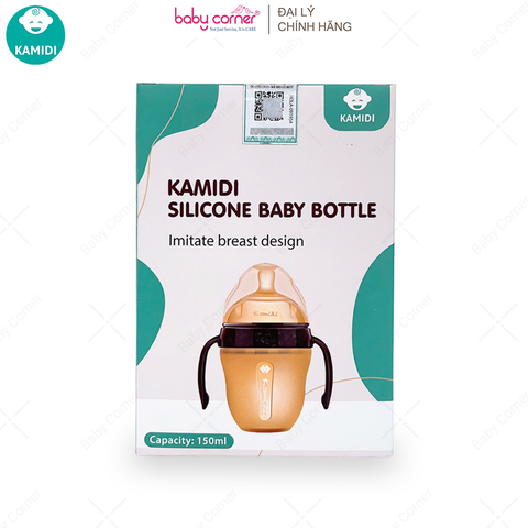  Bình Sữa KAMIDI Silicone 150ML 