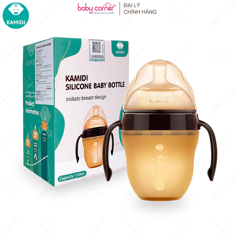  Bình Sữa KAMIDI Silicone 150ML 