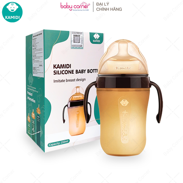  Bình Sữa KAMIDI Silicone 250ML 
