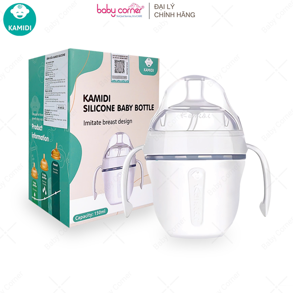  Bình Sữa KAMIDI Silicone 150ML 