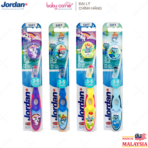 Bàn Chải Đánh Răng Jordan, Cho Bé Từ 3-5 Tuổi (Step 2) 