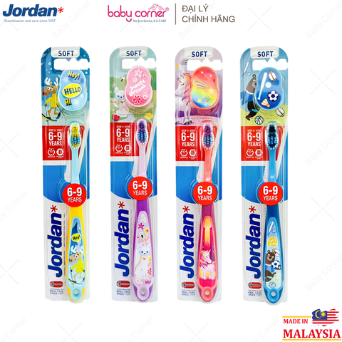  Bàn Chải Đánh Răng Jordan, Cho Bé Từ 6-9 Tuổi (Step 3) 