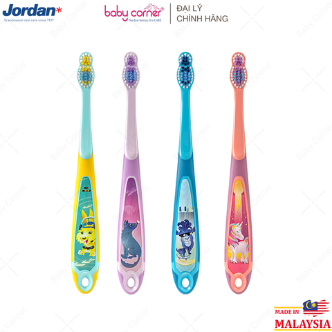  Bàn Chải Đánh Răng Jordan, Cho Bé Từ 6-9 Tuổi (Step 3) 