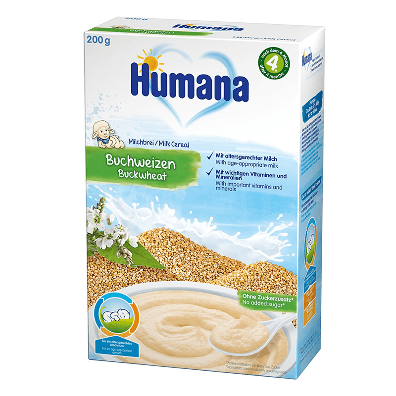  Bột Ăn Dặm Humana SỮA-KIỀU MẠCH (từ 4 tháng) 