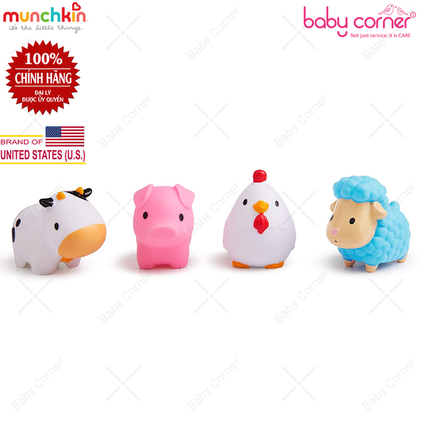  Đồ chơi bộ 4 sinh vật nông trại Munchkin 