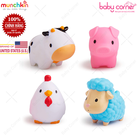  Đồ chơi bộ 4 sinh vật nông trại Munchkin 