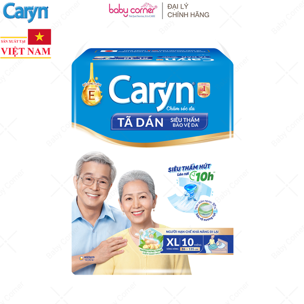  Tã Dán Người Lớn Caryn XL10 