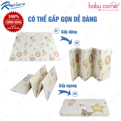  Thảm Xốp XPE Gấp Gọn Royalcare 180cm x 200cm 