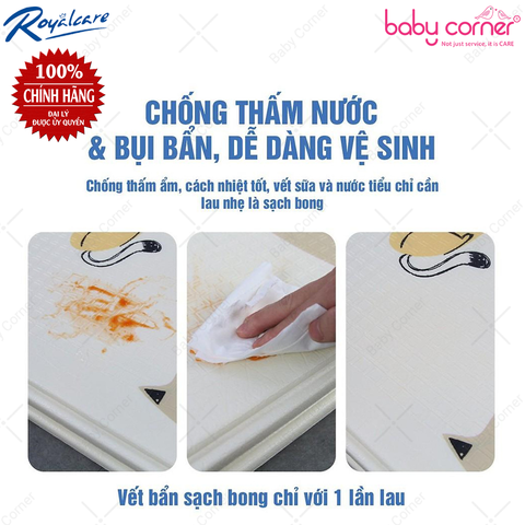  Thảm Xốp XPE Gấp Gọn Royalcare 180cm x 200cm 