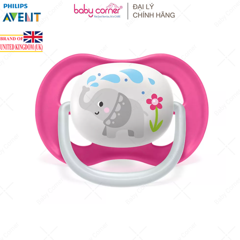  Ti Ngậm Thông Khí Hình Thú Philips Avent Ultra Air Lime, Cho Bé Từ 6-18M 