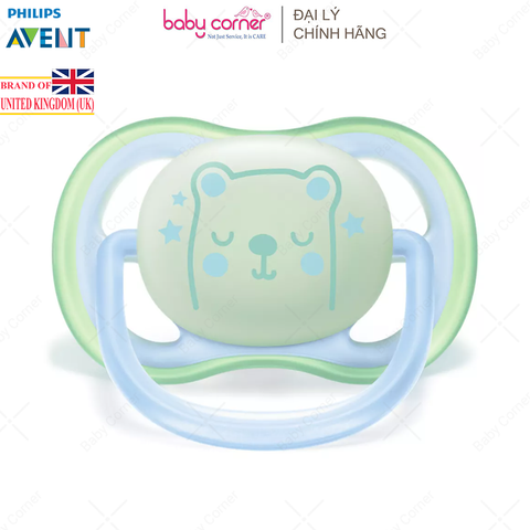  Ti Ngậm Thông Khí Ban Đêm Philips Avent Ultra Air Nighttime, Cho Bé Từ 0-6M 