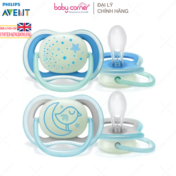  Ti Ngậm Thông Khí Ban Đêm Philips Avent Ultra Air Nighttime, Cho Bé Từ 6-18M 