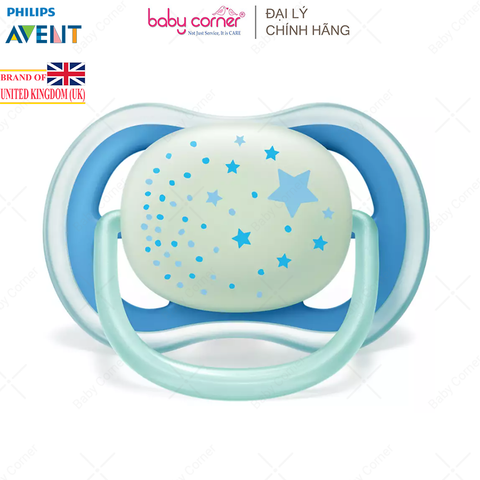  Ti Ngậm Thông Khí Ban Đêm Philips Avent Ultra Air Nighttime, Cho Bé Từ 6-18M 