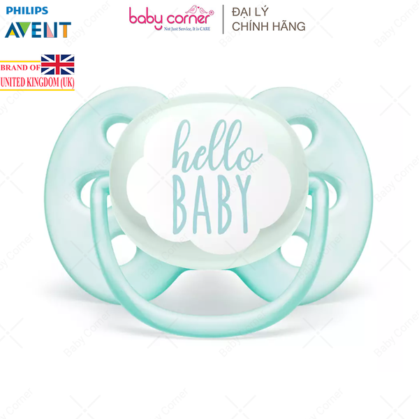  Ti Ngậm Siêu Mềm Philips Avent Ultra Soft, Cho Bé Từ 0-6M, Vỉ Đơn 
