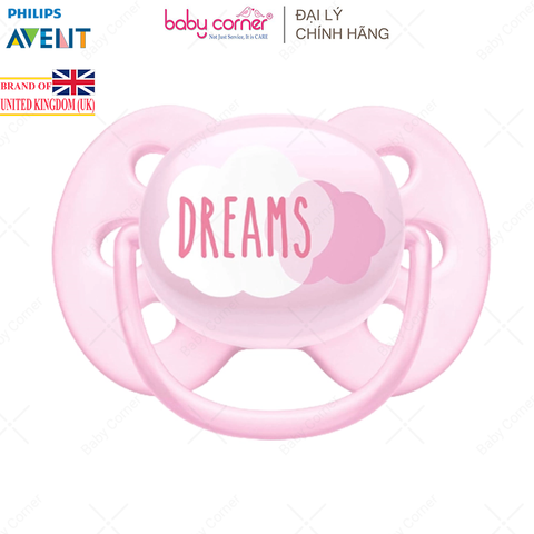  Ti Ngậm Siêu Mềm Philips Avent Ultra Soft, Cho Bé Từ 0-6M, Vỉ Đơn 