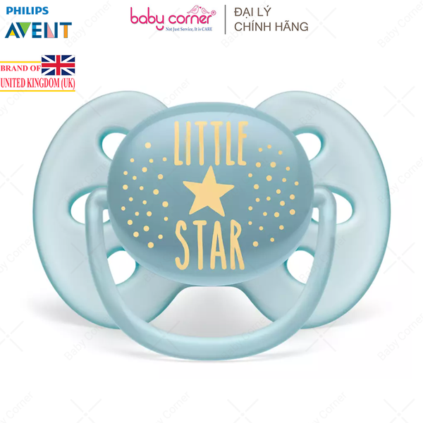  Ti Ngậm Siêu Mềm Philips Avent Ultra Soft, Cho Bé Từ 6-18M, Vỉ Đơn 