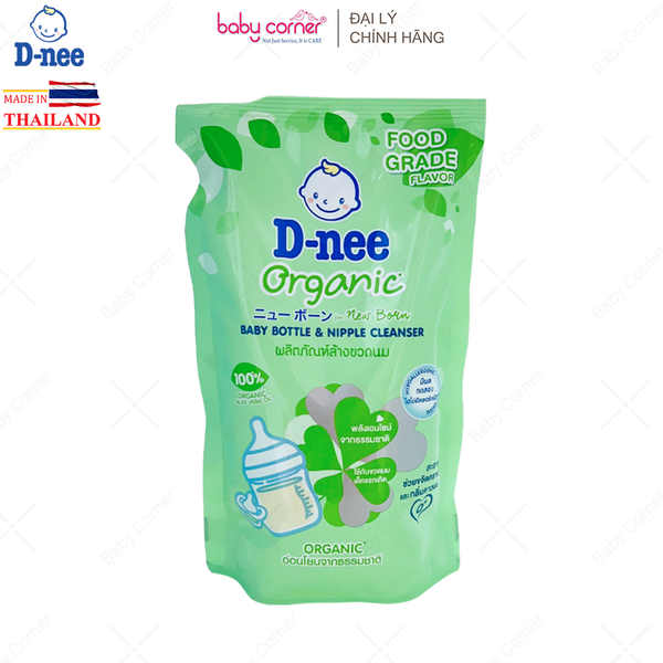  Nước Rửa Bình Sữa DNEE Organic Dạng Túi, 550ML 