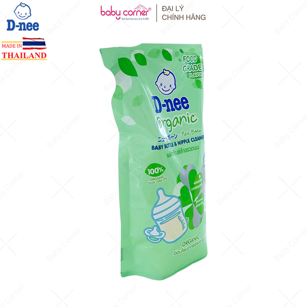  Nước Rửa Bình Sữa DNEE Organic Dạng Túi, 550ML 