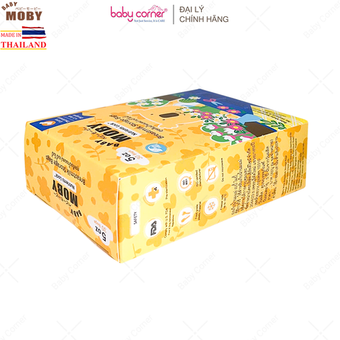  Túi Trữ Sữa Cảm Biến Nhiệt MOBY BABY 150ML (30 Túi/ Hộp) 