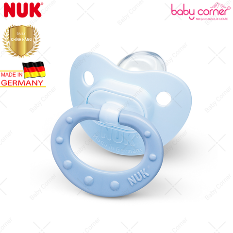 Bộ 2 Ti Giả Silicone Classic NUK, Bé 0 - 6 Tháng Tuổi 