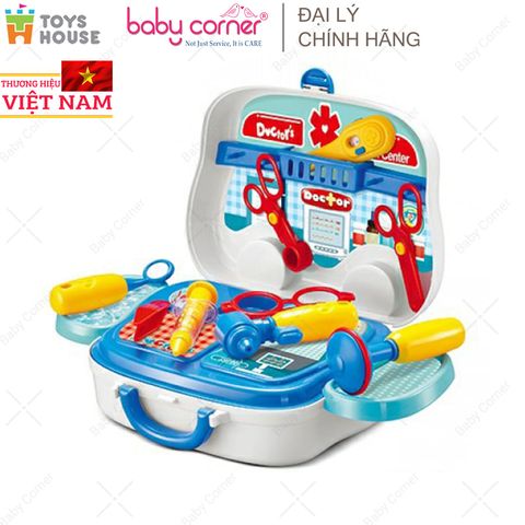  Vali Đồ Chơi Bác Sĩ Màu Xanh Toys House 008-918, Cho Bé Từ 3 Tuổi 