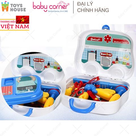  Vali Đồ Chơi Bác Sĩ Màu Xanh Toys House 008-918, Cho Bé Từ 3 Tuổi 