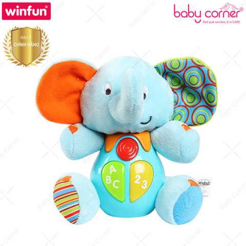  Thú Bông Biết Hát Chú Voi Con Winfun 0689 Cho Bé 