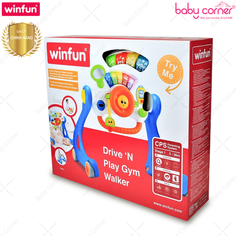  Kệ chữ A, xe tập đi 5in1 có nhạc 0846 Winfun 